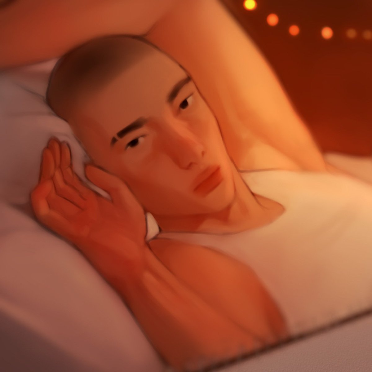 TheGreyestCloud's tweet photo. In Bed #mewing #looksmaxxing #getmogged https://t.co/rIThGcrdrq