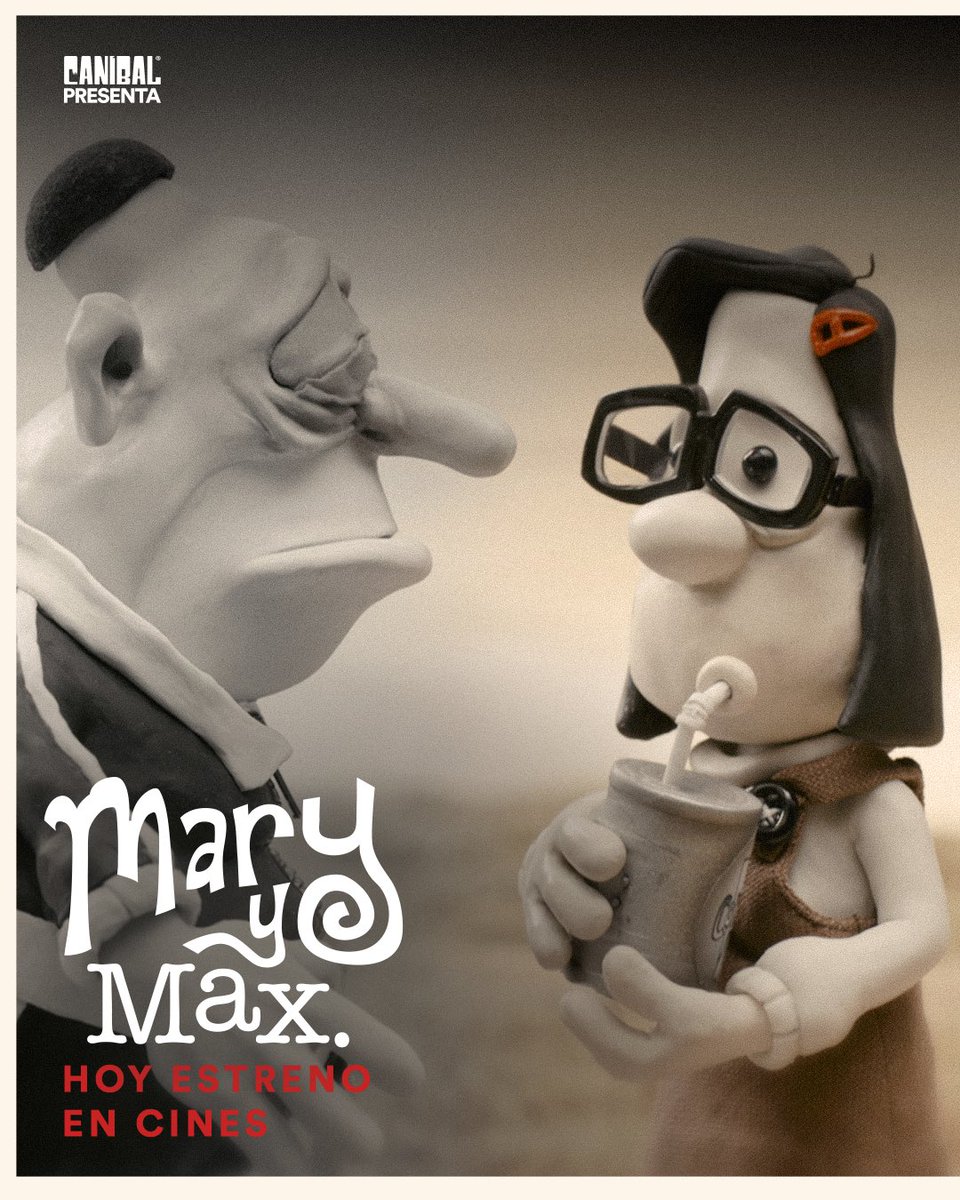 cineCANIBAL's tweet photo. 'Mary y Max' llega por fin a cines de México, dirigida por el ganador del Oscar, Adam Elliot director de Memorias de un caracol.
A partir de hoy en cines. https://t.co/0xaH1daWBc