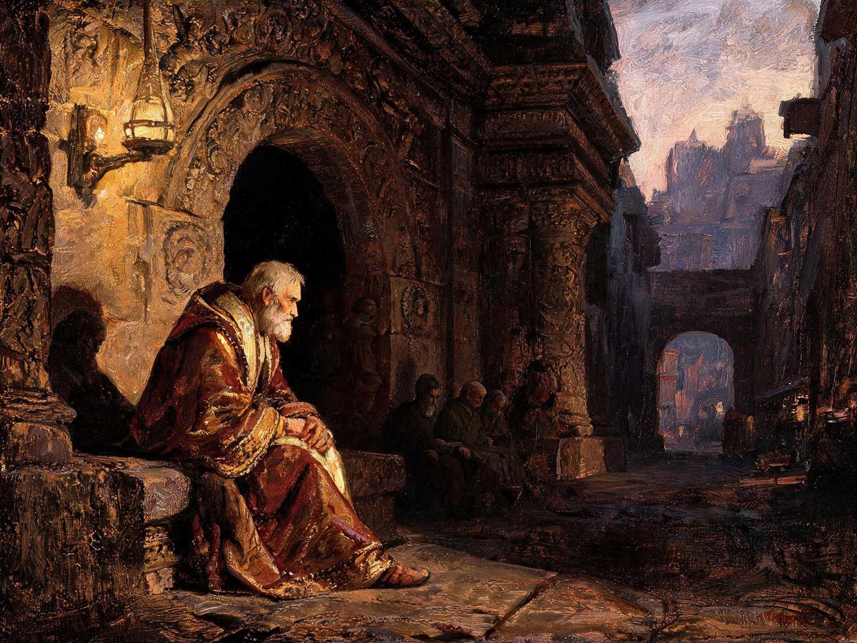 Adam_FaithfulM's tweet photo. By Genesis 19, when the two angels arrive: "Lot was sitting in the gate of Sodom." (19:1)

In the ancient world, the city gate wasn't an entrance. It was where the elders sat, disputes were settled, and business was done - the city's seat of authority.

Lot isn't merely a resident anymore. He's part of the establishment.

Three steps, three chapters:

Facing it. Living in it. Helping run it.

No single step was the dramatic fall. Each one simply made the next feel normal.

That is almost always how it works.