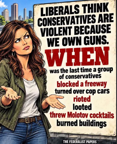 RYboating's tweet photo. The reason we own guns is to protect ourselves from the nuts who do all the crazy things that leftists do! 

We don't own guns to create violence, we own them to stop it. 😉

That is the difference between us and them. https://t.co/hJ82uTuuCg
