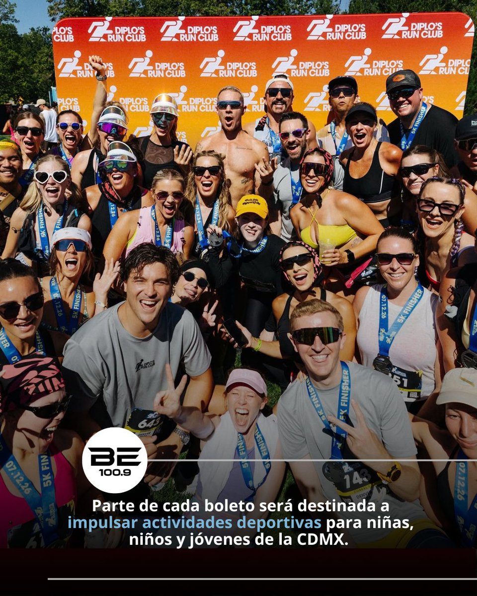 BEATOFICIAL's tweet photo. 🏃‍♂️🎧Diplo’s Run Club llega por primera vez a México el 10 de enero de 2027 en el Autódromo Hermanos Rodríguez, combinando running, música y una fiesta al final. ⚡🇲🇽

¿Listos para correr al ritmo de Diplo? 👀

https://t.co/UHILLD2lE0 | 100.9 FM

#DiplosRunClub #CDMX #Beat1009 https://t.co/riQpQJ6bMa