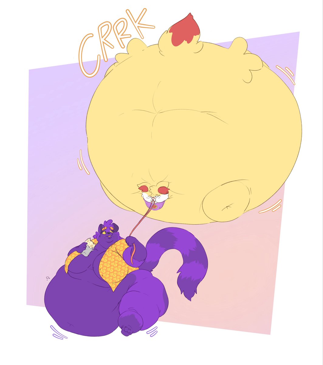 stroobcow's tweet photo. taking my foxloon out for enrichment (comm) https://t.co/lBZ5tod5qo