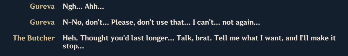 RoxanneFoxVT's tweet photo. Out of context genshin dialogue https://t.co/TLBdktEAso