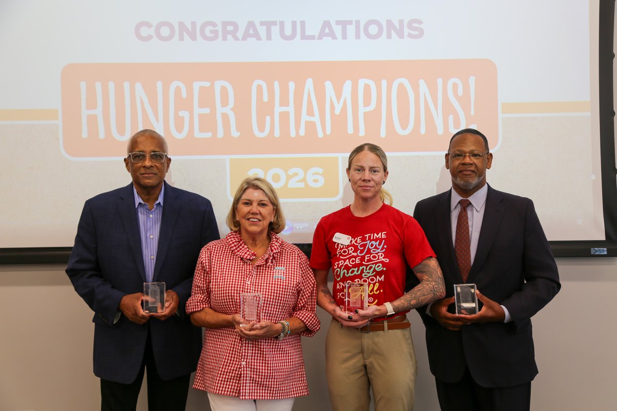 ACFB's tweet photo. Introducing our 2026 Hunger Champions! 

Volunteer of the Year: Mickay Hall
Partner Agency of the Year: Solidarity Sandy Springs
Food Donor of the Year: @target
Supporter of the Year: Takeda
Public Official of the Year: @andreforatlanta https://t.co/4yQc4rEZXh