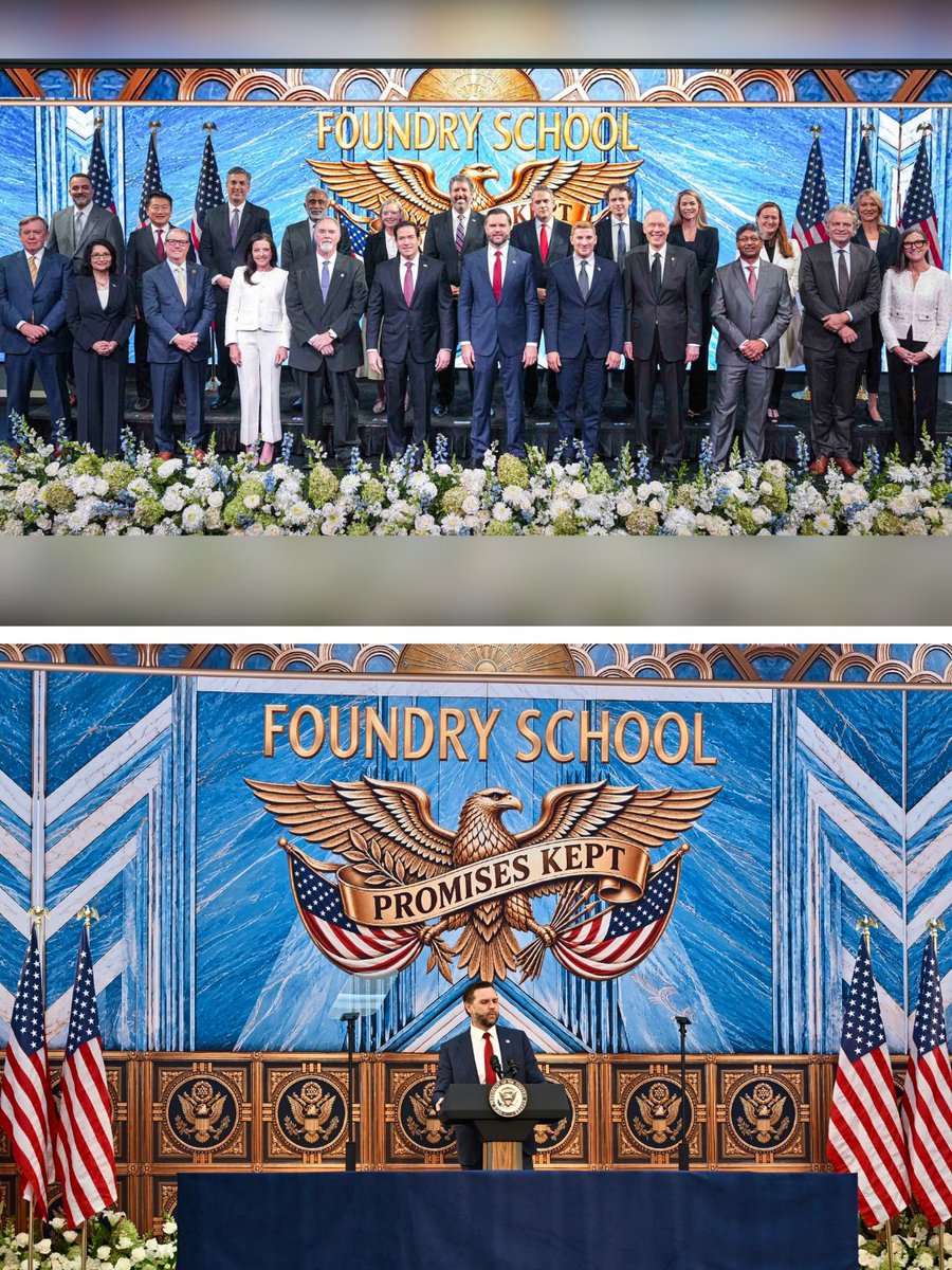 michaelcrow's tweet photo. Last week, higher ed, government and industry met in D.C. to launch the Foundry School. ASU is ready to put our advanced manufacturing capabilities to work, preparing the people who will build what comes next. Learn more: https://t.co/JreyaAShCh https://t.co/JTJhpn8mli