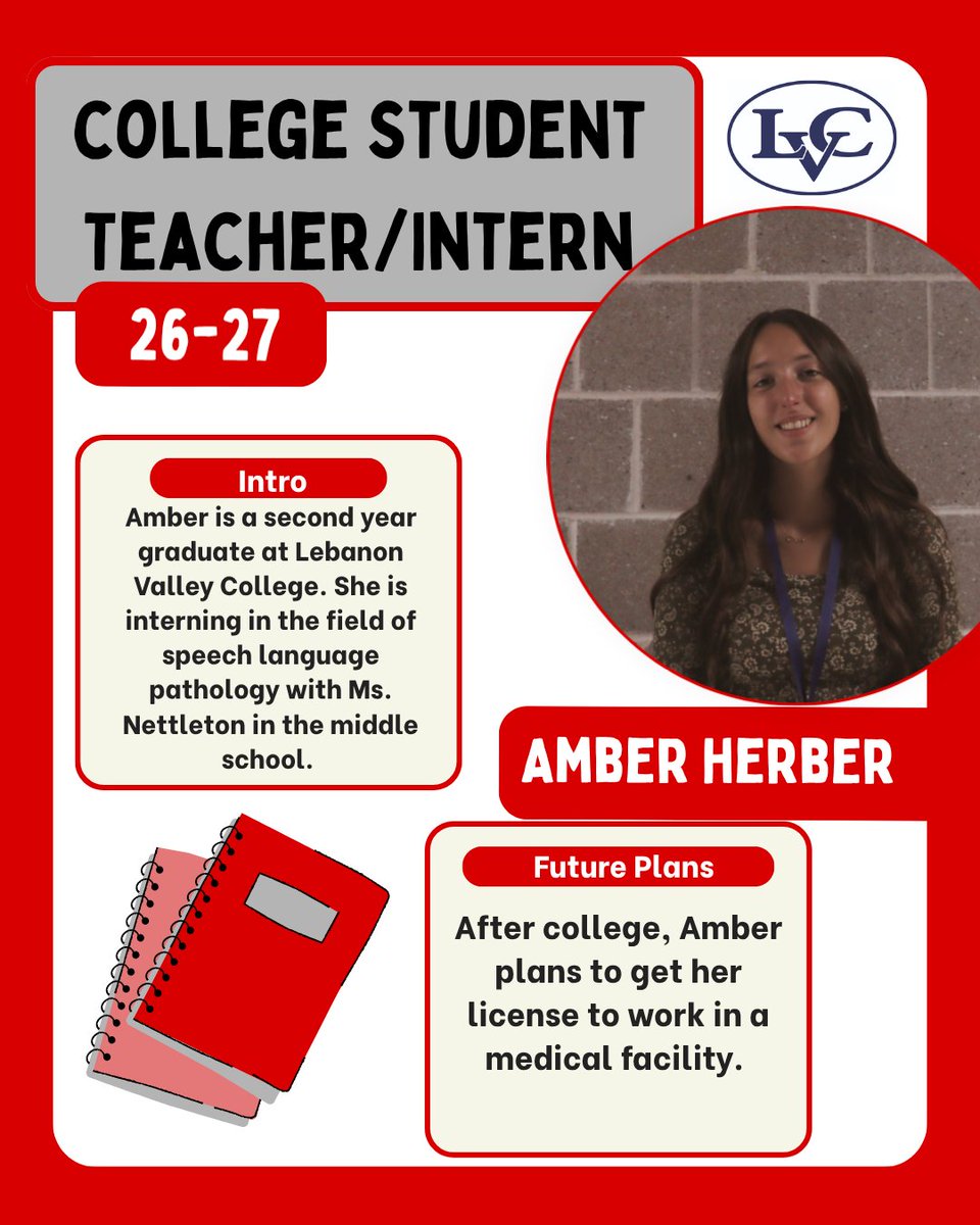 FASDTigers's tweet photo. Meet our speech language pathologist intern, Amber Herber! 🐯🗨️ We're so excited to have her join us and wish her the best throughout her internship and in her future career goals! https://t.co/F5CXBPxwEf