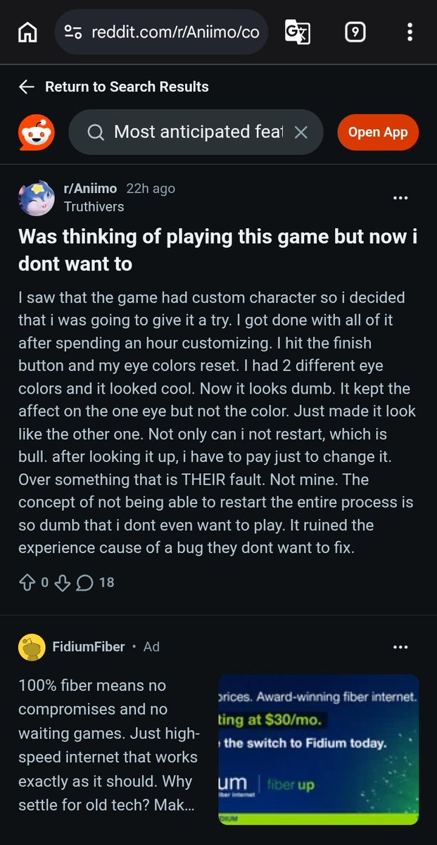 HorribleDevs1's tweet photo. @Aniimo_EN THE SAME EXACT ISSUE AS THIS GUY, I SPENT AN HOUR CUSTOMIZING MYSELF, JUST FOR A WEIRD GLITCH TO HAPPEN COMPLETELY RESETTING EVERYTHING I DID, WHILE SOMEHOW SAVING CERTAIN WEIRD THINGS LIKE HEIGHT. LOST THE INTEREST TO PLAY. WAS DEDICATED SINCE RELEASE UP UNTIL THIS VERY MOMENT https://t.co/X3agMDJeZz
