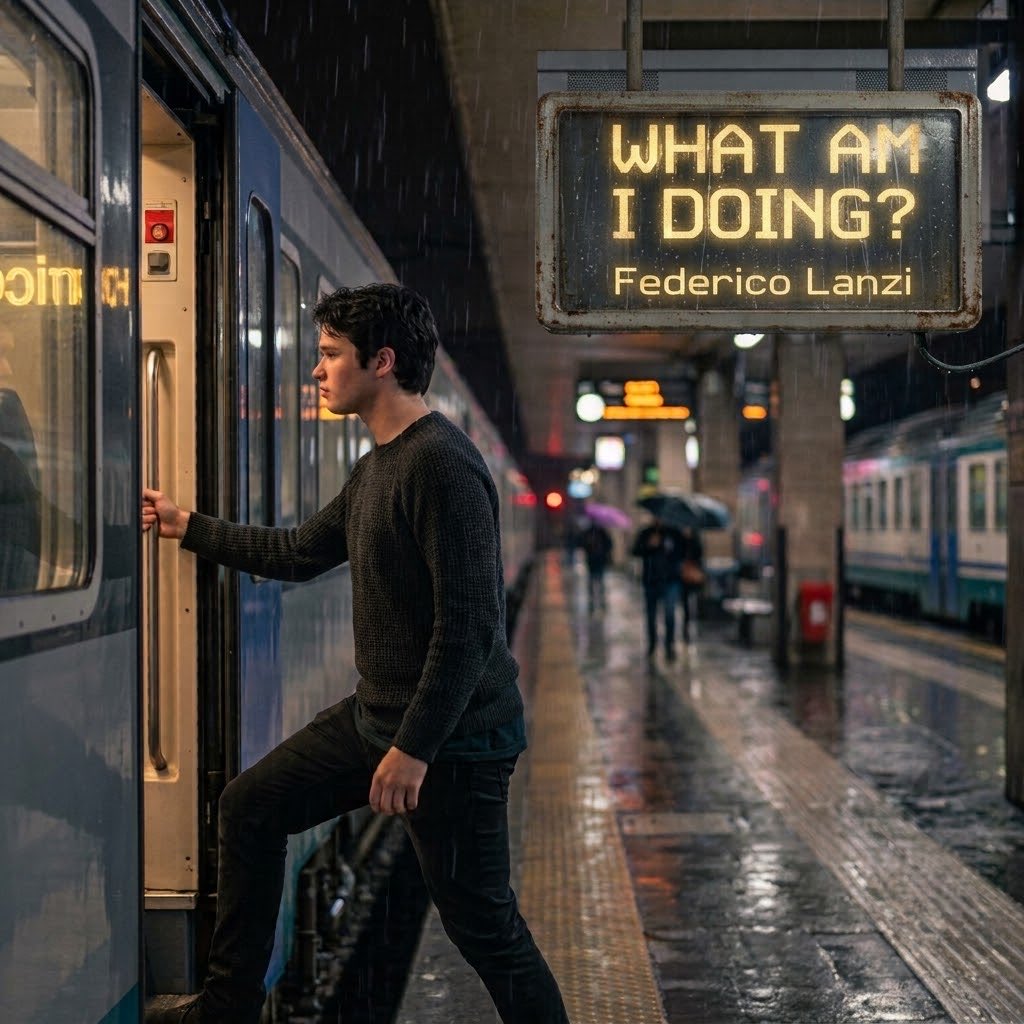 FedericoLanzi22's tweet photo. The “What Am I Doing?” Ep featuring the original song, sped up, slowed+reverb and instrumental is out at midnight in your country!🚂🚇🚆

https://t.co/LEmh4PDNre https://t.co/jIeMYp6RW2
