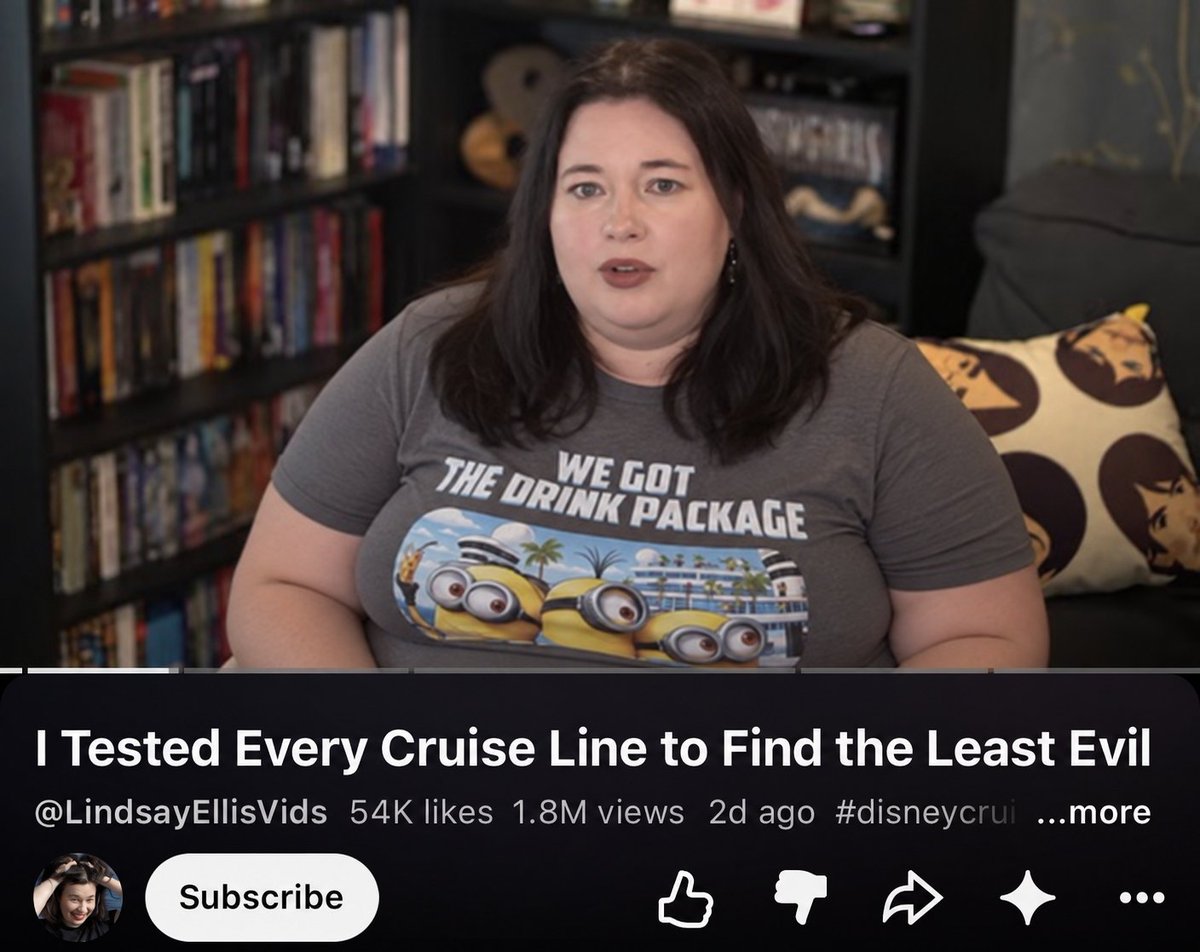 fangmange's tweet photo. The screenshot posted by @conan_esq was altered using AI. This is what the abortion chick actually looked like after filming for her video and eating on all those cruises. https://t.co/XdaEilWMQv