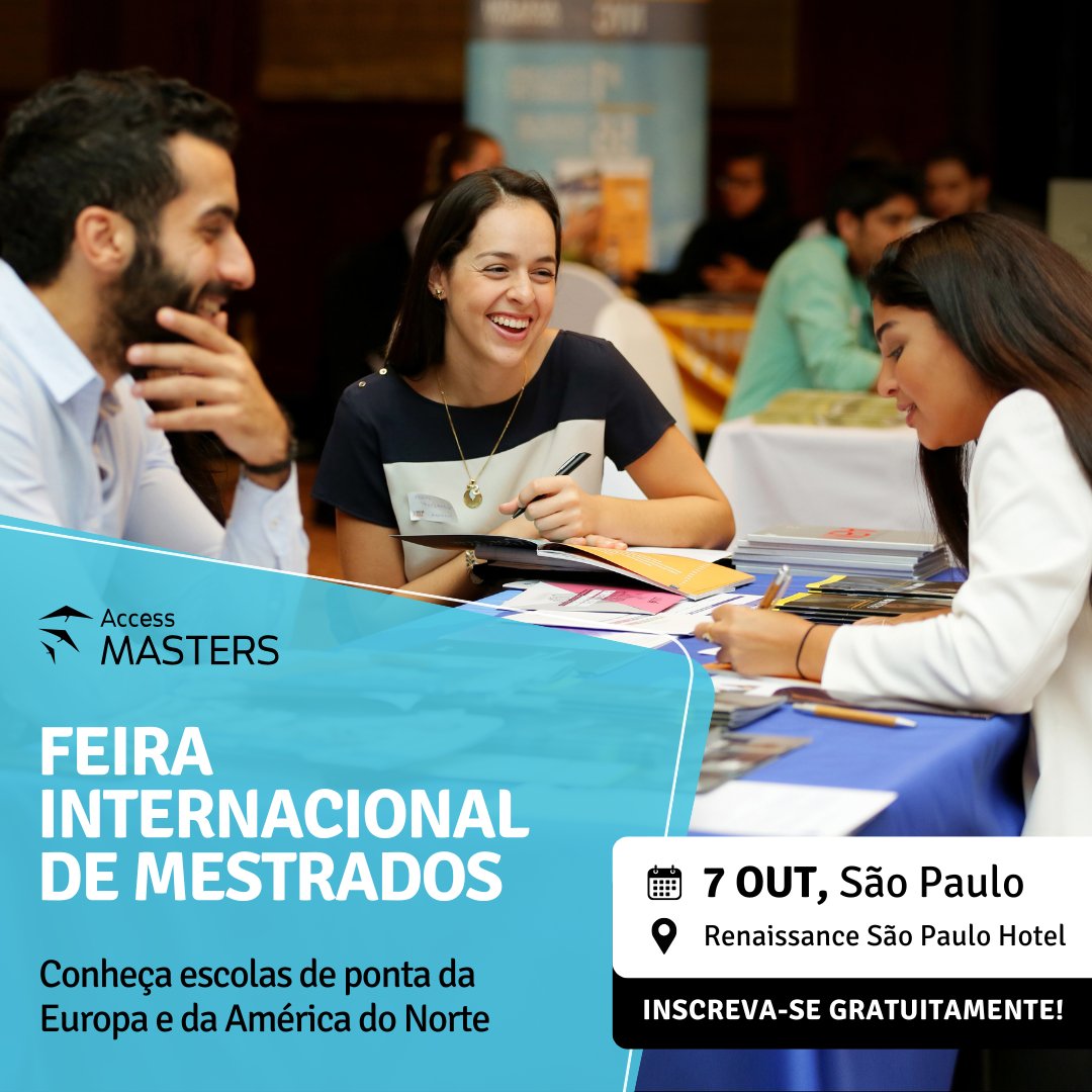 brBritish's tweet photo. Seu mestrado é a chave para uma carreira internacional. 🌎

Um diploma internacional é muito mais do que uma qualificação: é o seu ponto de partida para construir uma rede de contatos global, conquistar estágios e desenvolver uma carreira sem fronteiras.

Mas escolher a universidade certa é uma decisão importante. Você não precisa fazer isso sozinho.

📍 Junte-se a nós em São Paulo no dia 7 de outubro e converse com responsáveis pelas decisões de admissão de algumas das principais escolas de negócios.

Seja para encontrar o programa que oferece a melhor experiência prática ou entender as opções de visto para o seu futuro, receba orientações personalizadas para escolher o programa ideal para os seus objetivos.

✔Garanta seu lugar hoje: https://t.co/fHV978GSYk
