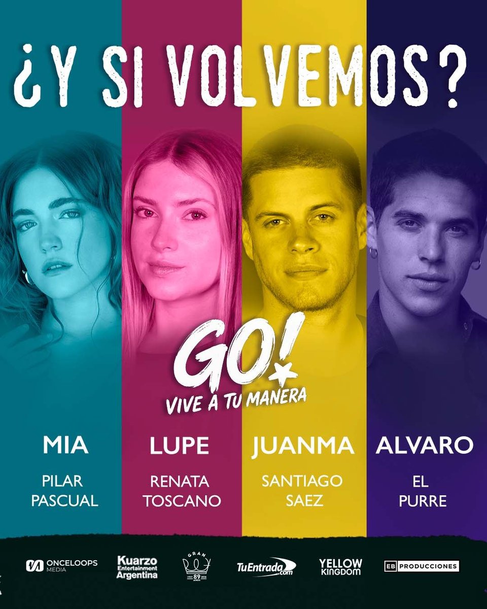 mariancolombo's tweet photo. Fans de "Go vive a tu manera" por aca? 
A nada de sold out! 
▶️ compra tu entrada aca!
https://t.co/u1yvVfhFiv https://t.co/5vRm3Quamv