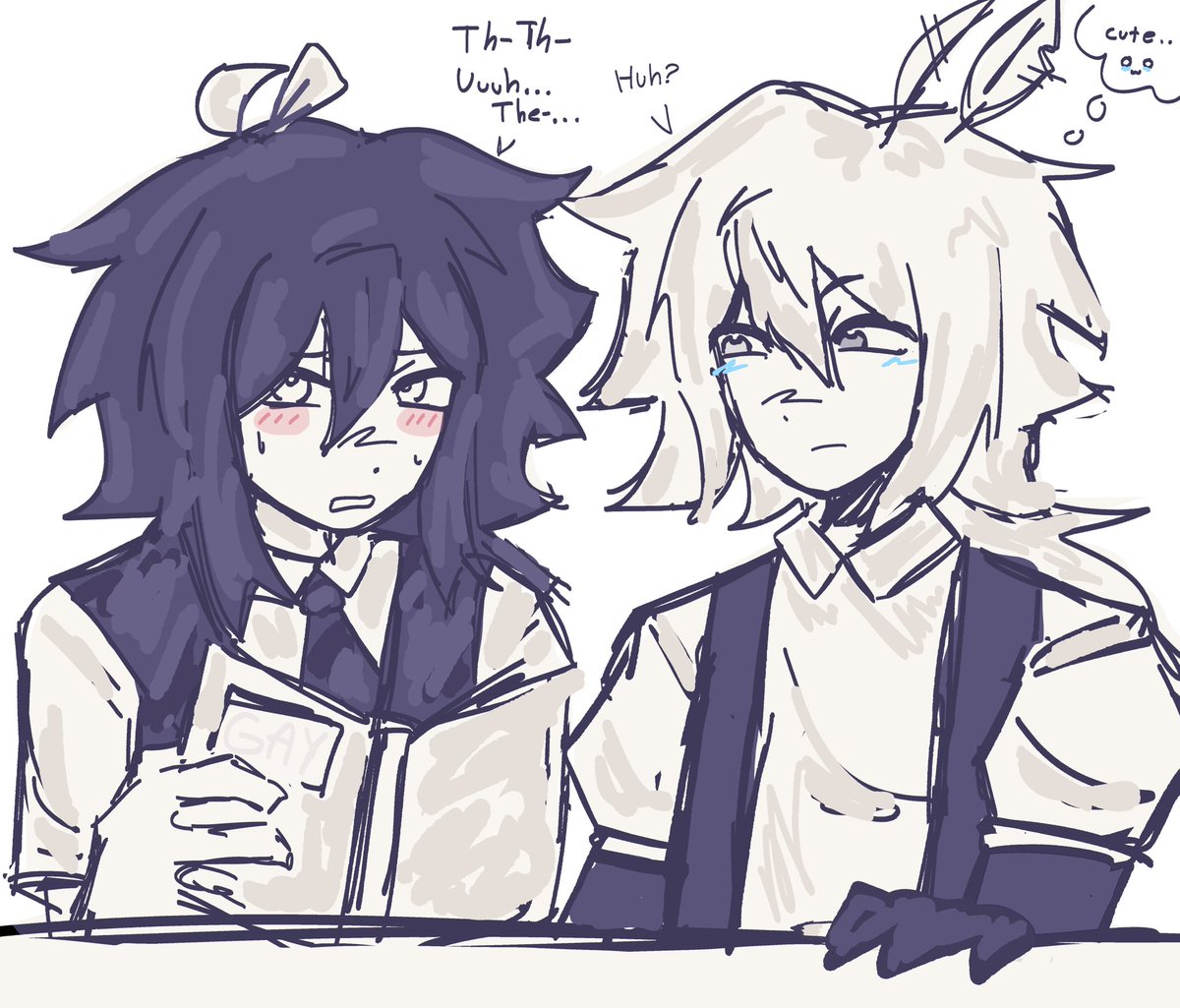 featheredboyy's tweet photo. // repost cuz i wanted to do stupid Engel talk but here you all go

🪶 - “ Hmm.. is he nervous? .. “ https://t.co/Dq4V5799J5