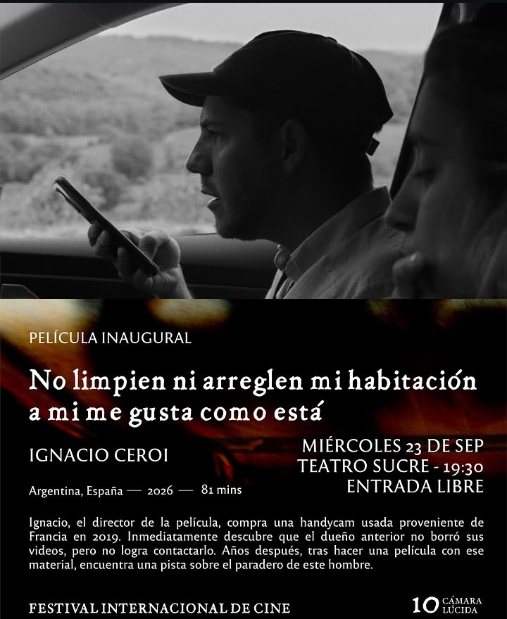 australtv's tweet photo. 🎬 ¡Cuenca vive el cine! Cámara Lúcida celebra su 10.ª edición con una gran programación del 23 de septiembre al 1 de octubre. 🎥✨ 🎟️ Entrada libre. ¡Revisa la programación y sé parte del festival!
#australtv #CámaraLúcida #FestivalDeCine #Cuenca#Ecuador https://t.co/JwuHVU6AMm