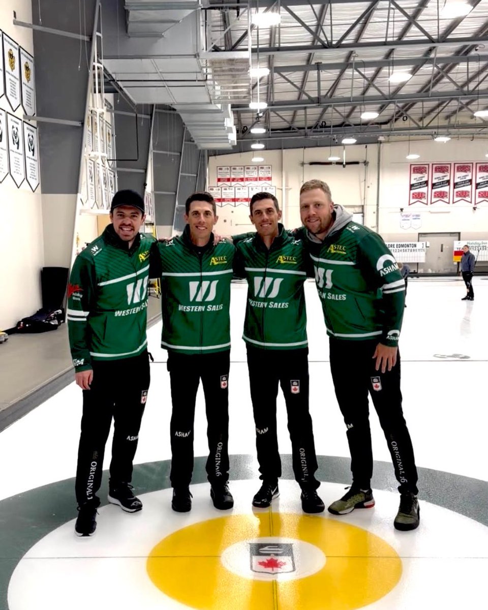 _greenmachines's tweet photo. Back at it again this weekend in Okotoks. 👊🏻

Triple knockout action will be underway tonight, catch the action live on the Okotoks Curling Club YouTube channel. 

Let’s get to work. 🥌 https://t.co/9Z7s9ojUYv