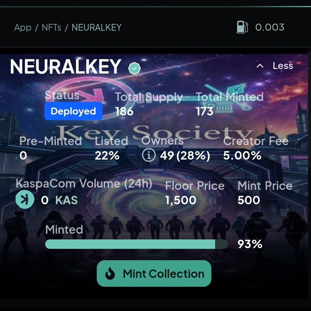 Horluwarsheyi12's tweet photo. Only 13 NeuralKeys are left.
173 / 186 already minted.
If you’ve been watching NeuralKey but still don’t understand why people are paying attention, here’s the simple breakdown. https://t.co/pZB5Fe0Lb5