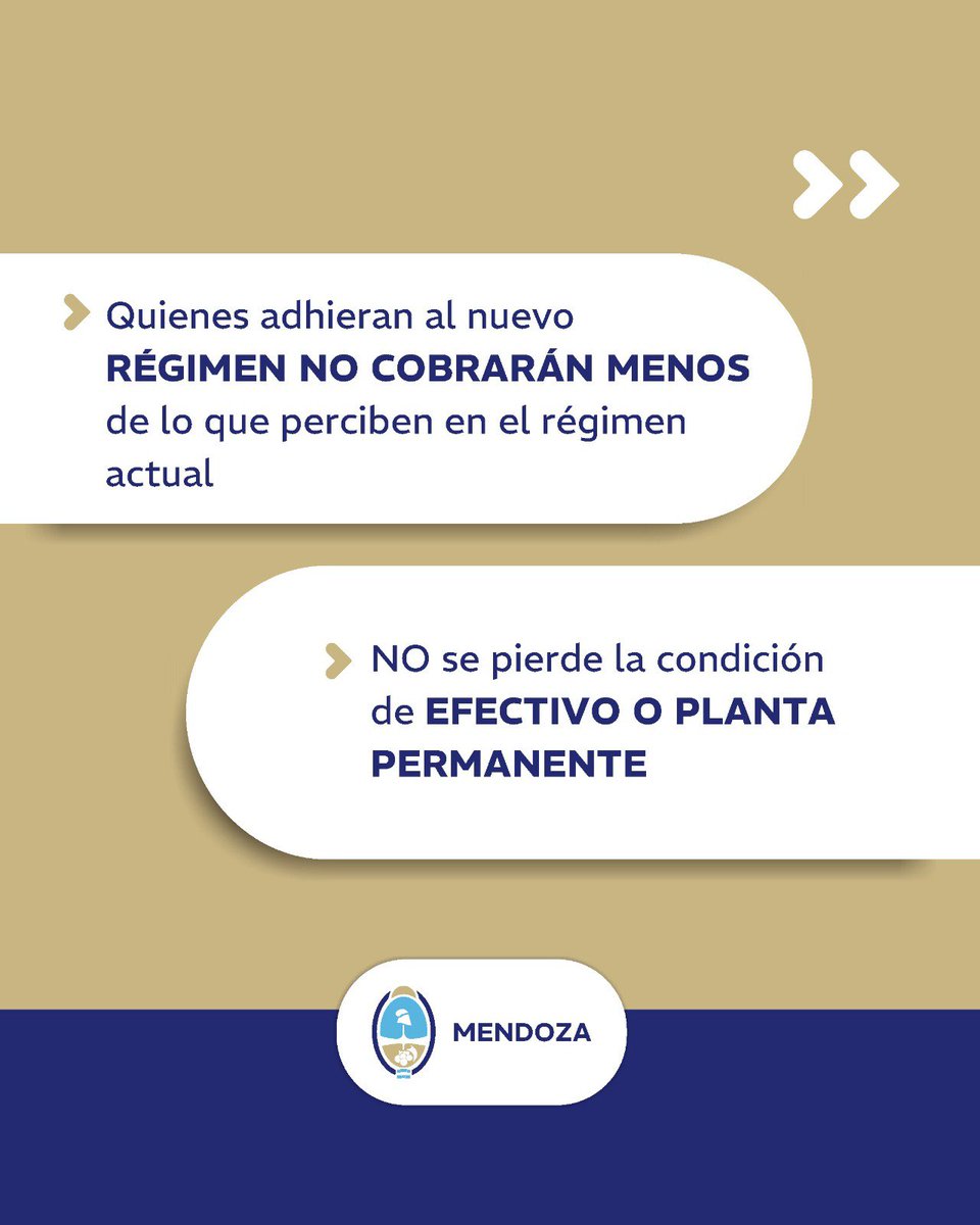 MinSaludMza's tweet photo. 👩🏻‍⚕️🏥 Impulsamos en la Legislatura un nuevo régimen voluntario para el personal de salud que permite a cada trabajador elegir si se incorpora, con garantías por ley de que no cobrará menos y conservará su estabilidad y su antigüedad.

⚠️ El régimen actual sigue vigente. Nadie estará obligado a cambiar y quienes decidan permanecer en él mantendrán sus condiciones.

Queremos transformar la salud pública dando certezas y respetando los derechos de sus trabajadores. ✔️