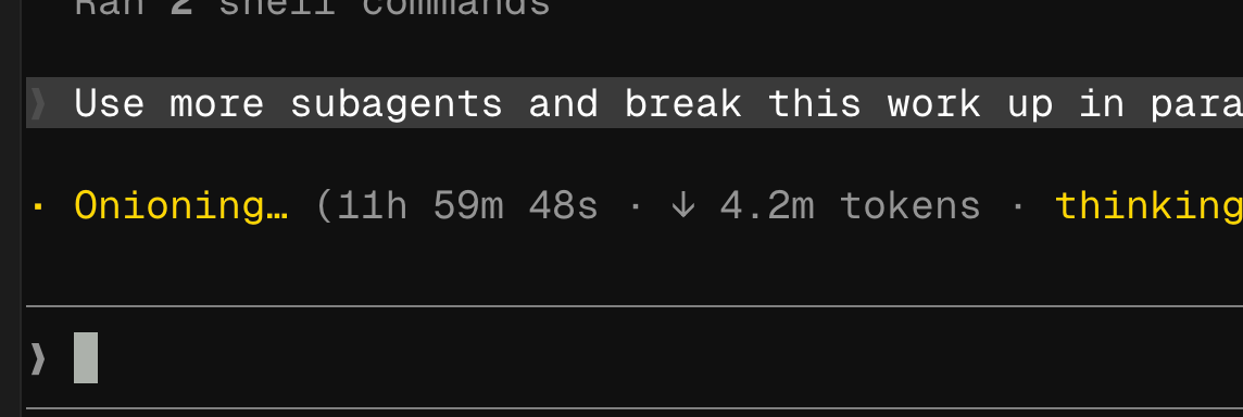 theo's tweet photo. I don't understand!!! I've had a goal running for 13 hours with Ultracode on Opus 5.5. How has none of my usage gotten hit??? https://t.co/HXxyCsSKkv