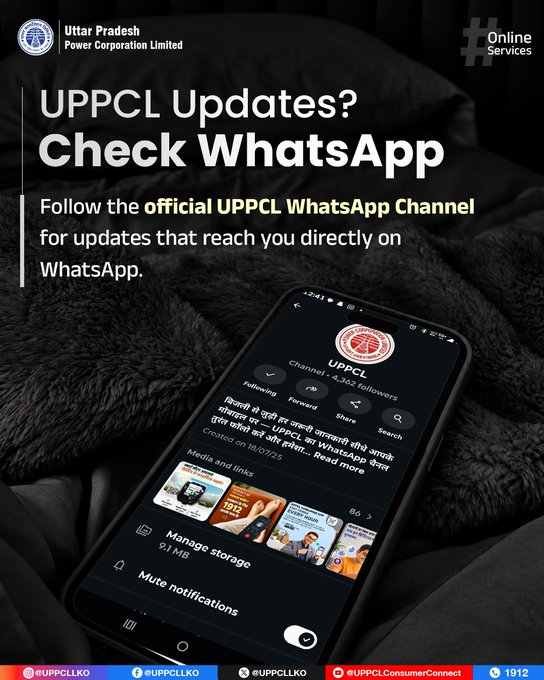 dvvnlhamirpur's tweet photo. Make WhatsApp your easy connection to UPPCL Follow the official channel and receive important updates directly on your phone
Follow the official UPPCL WhatsApp Channel
https://t.co/a2f4ceTfYu
#UPPCL #WhatsAppChannel #UPPCLUpdates #StayConnected
@UPPCLLKO @dvvnlhq @aksharmaBharat https://t.co/hv8EPCGurN