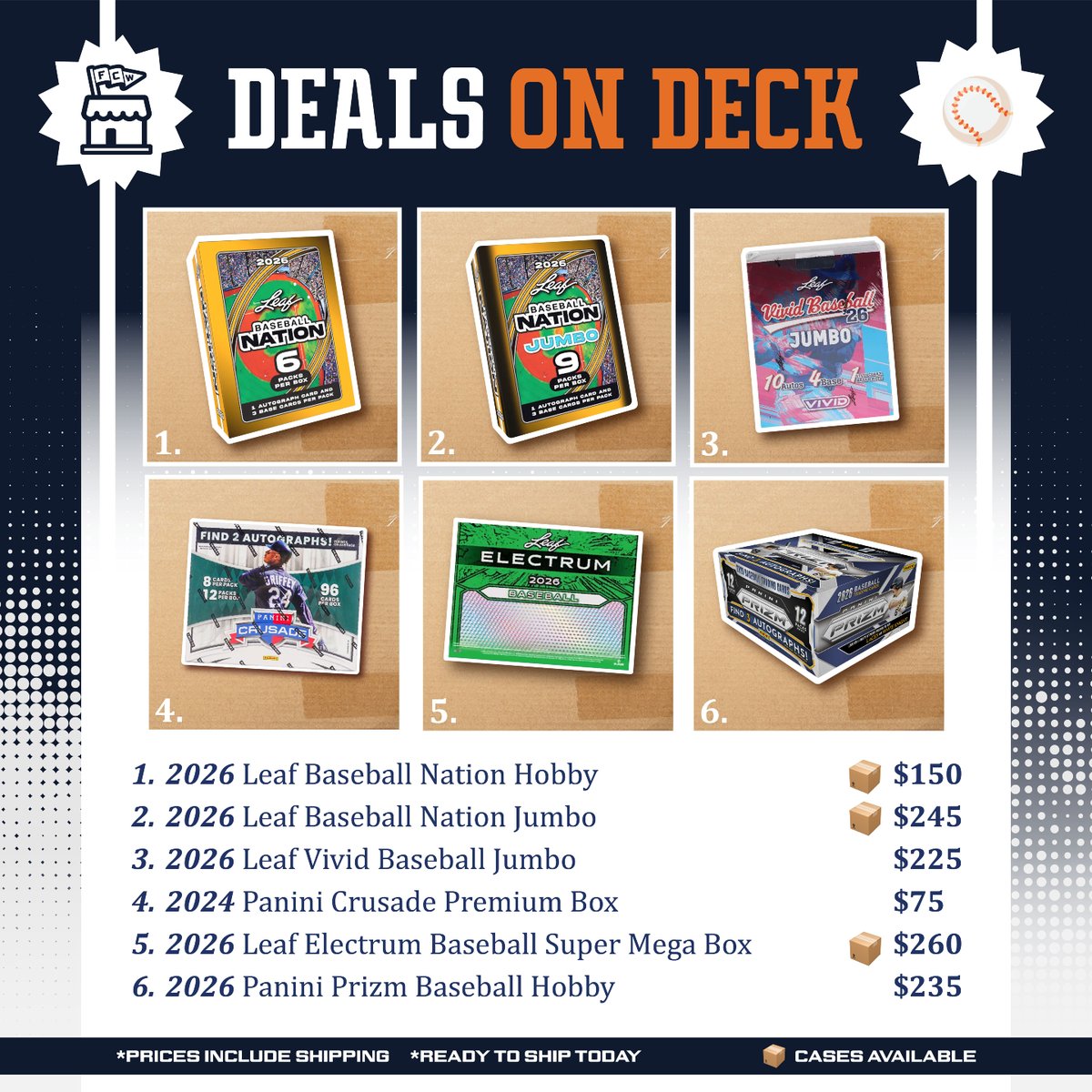 FCWMarketplace's tweet photo. ⚾️⚾️⚾️⚾️⚾️⚾️⚾️⚾️⚾️⚾️⚾️⚾️

--------🚨In Stock Alert🚨--------

Baseball product! Include the product name and the amount claimed in your post!

Claim Away! https://t.co/poPtfYCEdR