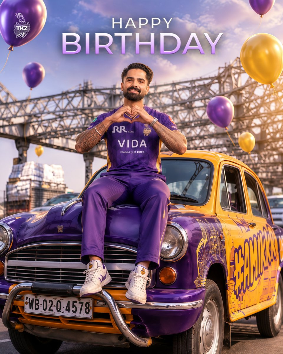 thekkrzone's tweet photo. Happy Birthday, Sarthak Ranjan! 🏏🎂

May every innings bring you closer to greater success and unforgettable victories! 💜✨

#SarthakRanjan #KKR #Birthday #TheKKRZone https://t.co/BnIWrmw2qh