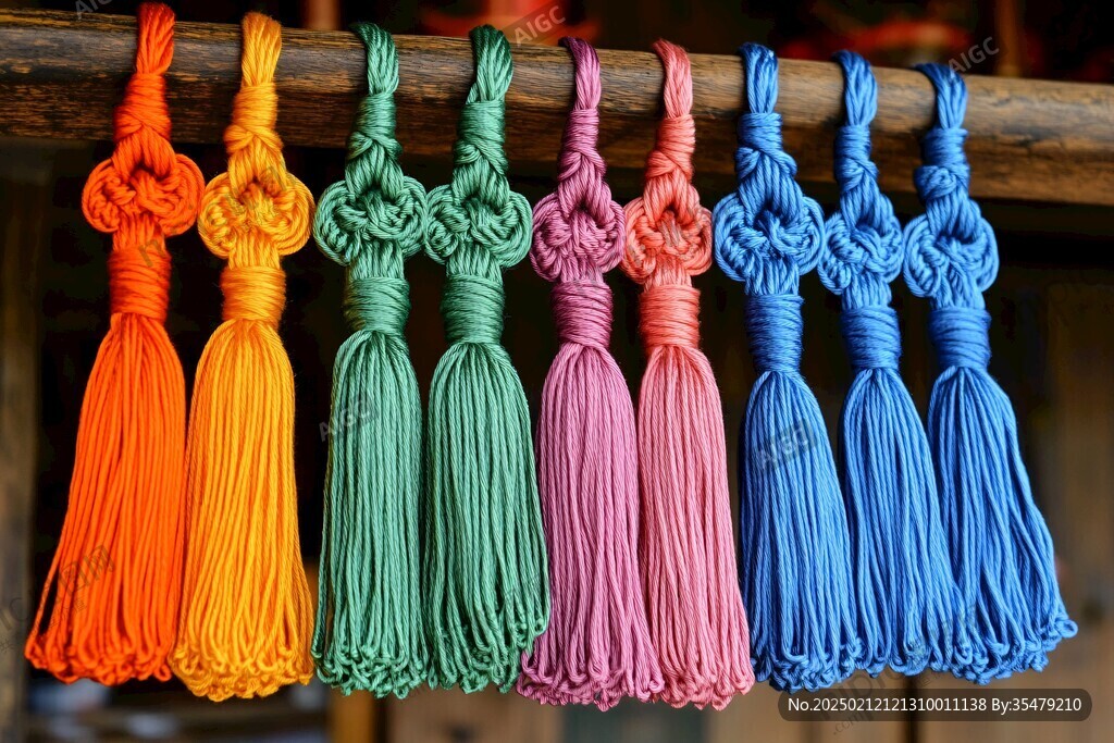 DarleneEmmerson's tweet photo. Just made a cute macramé keychain from leftover yarn—super chill DIY that takes 10 mins! Link to my quick tutorial in bio https://t.co/SyOoT1NgA6
