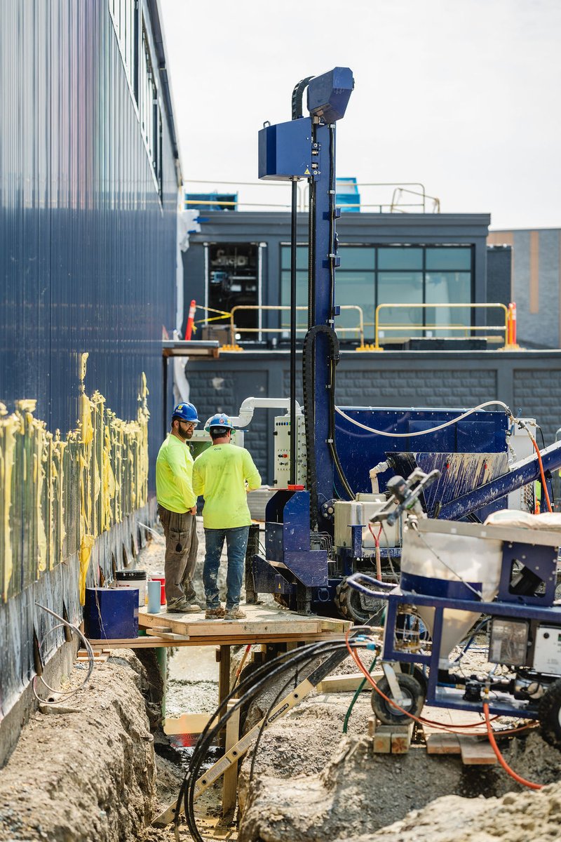 SuffolkBuilds's tweet photo. @DigEnergy recently put its innovative geothermal drilling technology to work at Suffolk’s 100MAG in Boston, completing its first commercial project. Opening soon, 100MAG is Suffolk’s new design and innovation center.

Read more: https://t.co/WCznMsmlyA https://t.co/CeBtzK2O0x