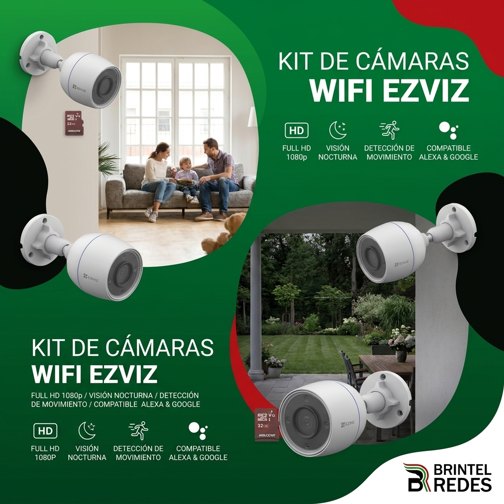 BrintelMX's tweet photo. ¿Escuchaste un ruido afuera a las 2 a.m.? 😴 En vez de levantarte con miedo, solo dile a Alexa o Google que te muestre la cámara. Con la visión nocturna Full HD de EZVIZ, ves todo clarito directo en tu pantalla o celular. La verdadera paz mental sí existe.

#HogarInteligente #Seg https://t.co/NC5mIDj88U