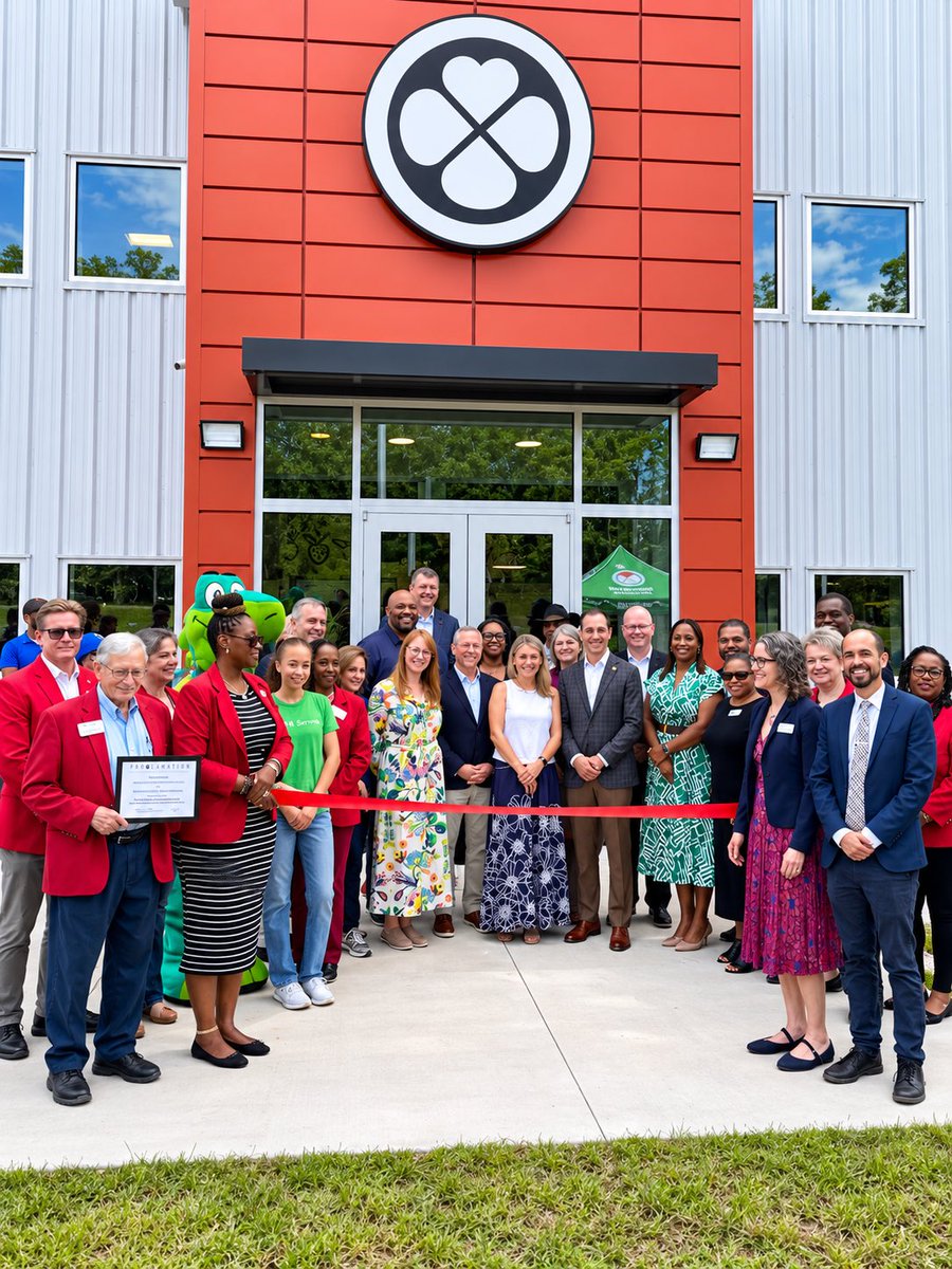 AllisonTantFL's tweet photo. This morning I had the honor of attending the ribbon cutting of the Second Harvest of the Big Bend’s new food distribution facility. This new building will expand the capacity of Second Harvest to serve hungry Floridians in 16 counties. Special thanks to CEO Jacob Reiter for your leadership, and to Tracey and Jeremy Cohen for helping raise $10 million in funding for the project!