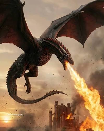 JPedroFQueiroz's tweet photo. The thing that bothers me about GoT dragons is their fire. 
They need fuel. Methanogens in the gut produce methane. A hypothetical “dragonase” enzyme ignites it, then a specialized bladder propels the jet.
But methane burns blue under optimal conditions. 
Those orange flames are incomplete combustion. 
They’re wasting fuel. The dragons could be far more efficient. 🙄