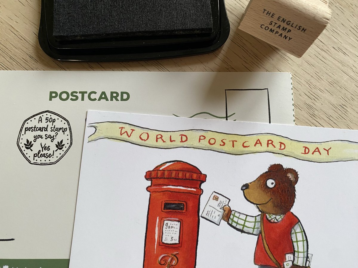 letterappsoc's tweet photo. It’s #WorldPostcardDay one week today, lovely postcard posters! Let’s get ready to fill our postboxes with postcards to friends, family, famous folk, authors, local heroes, the library, your old school, MPs, the CEO of Royal Mail (that’s freepost too!) or whoever you want! 🥰📮🎉 https://t.co/dW7reTjVIk