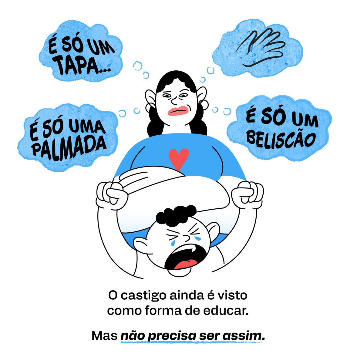unicefbrasil's tweet photo. Muita gente cresceu ouvindo que “uma palmada educa”. Mas educar não precisa passar pela dor. 💙

Um novo estudo do UNICEF Brasil mostra por que o castigo corporal ainda é aceito e como apoiar famílias a educar com cuidado e diálogo.

Leia: https://t.co/VEnM5zG2bR https://t.co/ZOM1NLIZ4Q