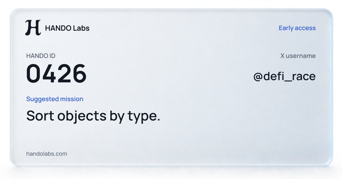 defi_race's tweet photo. @HANDOLabs Let's go ✅ https://t.co/yaGuhF81Qx