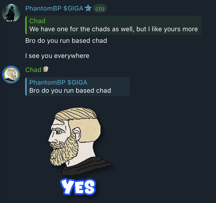 zk_lmao's tweet photo. Shoutout to the OGs who are always left out of the discussion in favour of the current thing, so have to fight their way into it.

I know it's a random image and not everyone can be included, but people off base see base:0xecaf81eb42cd30014eb44130b89bcd6d4ad98b92 everywhere and have respect for the community, but apparently to people on base @basedchad is invisible and the millions of engagements from normies is "obviously a paid promo and not a cobie coin like cobee" lmao.

It is what it is.