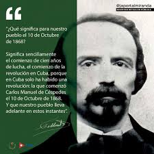 saritabp1969's tweet photo. 10 de Octubre de 1868, Libertad, independencia, patriotismo, dignidad, igualdad, humanismo @PartidoPCC @BYuniaky @islainsumisa @AFCanalCaribe @olga_yipsi @LuisPedre498551 #CubaViveEnSuHistoria https://t.co/0NftBb3GpE