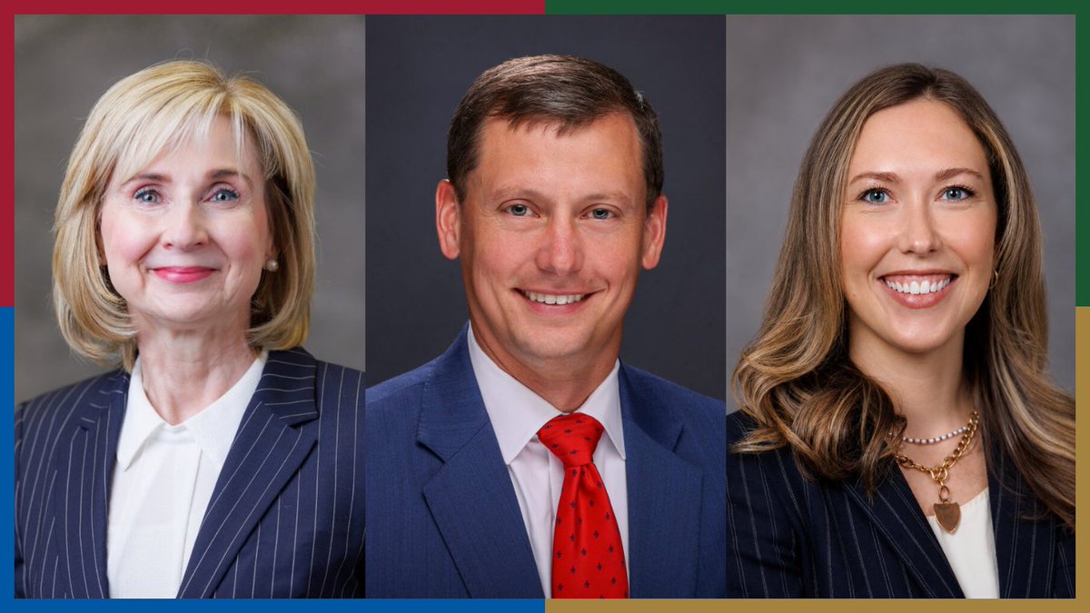 UASystem's tweet photo. The UA System announced three executive leadership appointments to support the continued growth and success of an enterprise that educates more than 71,500 students, provides millions of patient visits each year and supports 1 in 14 Alabama jobs. https://t.co/9XO7YzwgfF https://t.co/H2FTJRCbEJ