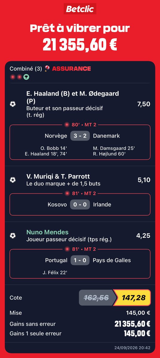 CNscriptbet's tweet photo. Bon bah pas de braquage pour ce soir… j’repars avec mon seum et mes 145 balles… Muqiri &amp; Parrott j’vous deteste https://t.co/WcwExpHibL