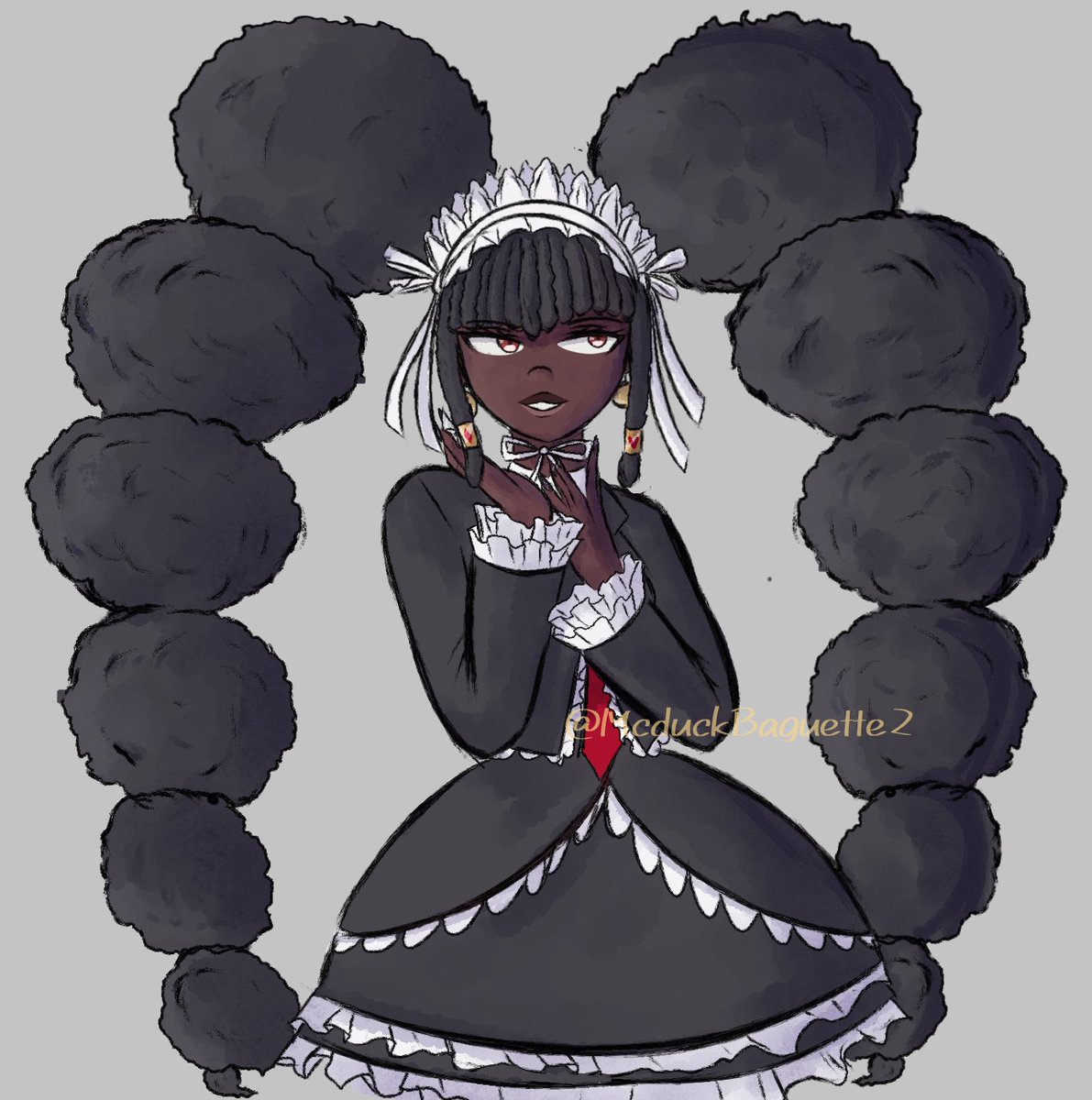 McduckBaguette2's tweet photo. Since where all presenting melanin I reshow Celeste moemaxxing 

#drtwt #danganronpa https://t.co/0VFHXZ7VJs