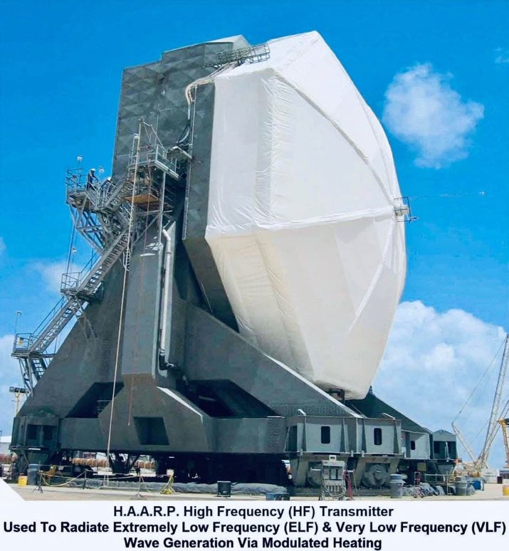 ZInvester's tweet photo. 気象兵器HAARPは、イオン層/磁気層の変調加熱によって低周波の波を発生させるために使用される

ブラジルのマラニョン大学は、これが地震、サイクロン、および強い局所的な加熱を引き起こす可能性があると結論づけた

日本の今までに起きた猛暑も地震も、線状降水帯も全部計画されていた可能性すらある https://t.co/rMCtZTW6sf