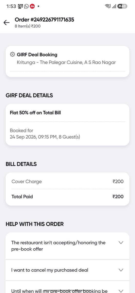 scam_alerts_ind's tweet photo. @Swiggy @swiggydineout @SwiggyCares 

Booked in swiggy dineout for 27 people , travelled 25km in trafgic just to know restaurant does not exist , totally disappointed 27 people and no other restaurants nearby with offers, totally 4k lost bcz of this mistake from swiggy
#swiggy https://t.co/J1UaciJSn0