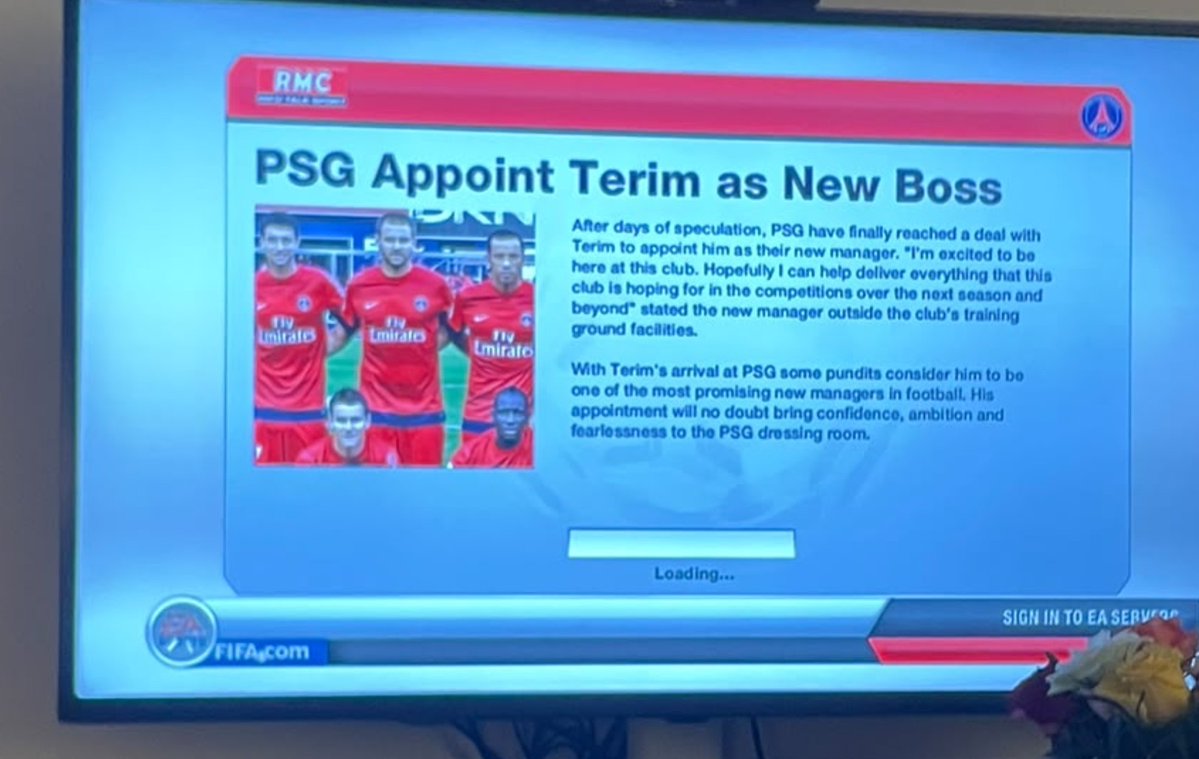rosseu43's tweet photo. My brother's Fifa 13 Career Mode had a great twist https://t.co/SbUQYSRVne