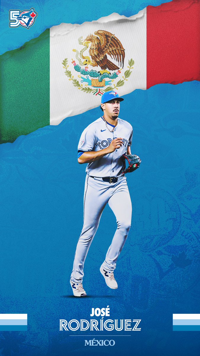BlueJays's tweet photo. We’ve got another set of Hispanic Heritage Month wallpapers for you 🙂📲 #HHM https://t.co/gYn3CVWEoM
