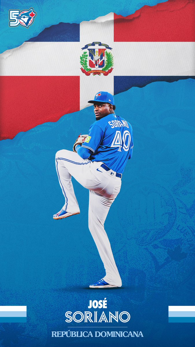 BlueJays's tweet photo. We’ve got another set of Hispanic Heritage Month wallpapers for you 🙂📲 #HHM https://t.co/gYn3CVWEoM