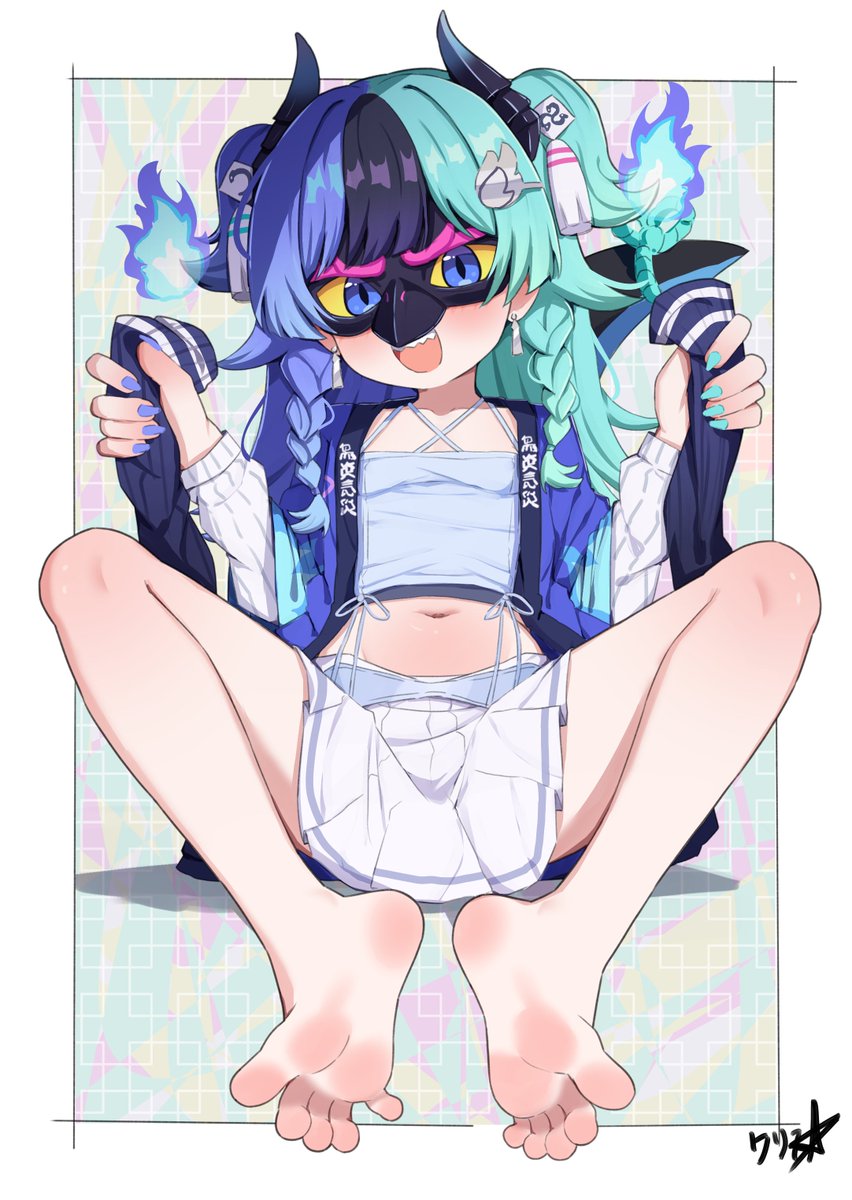 kurisubopppp's tweet photo. Mela💜🖤🩵 https://t.co/EFtSZDGlKf