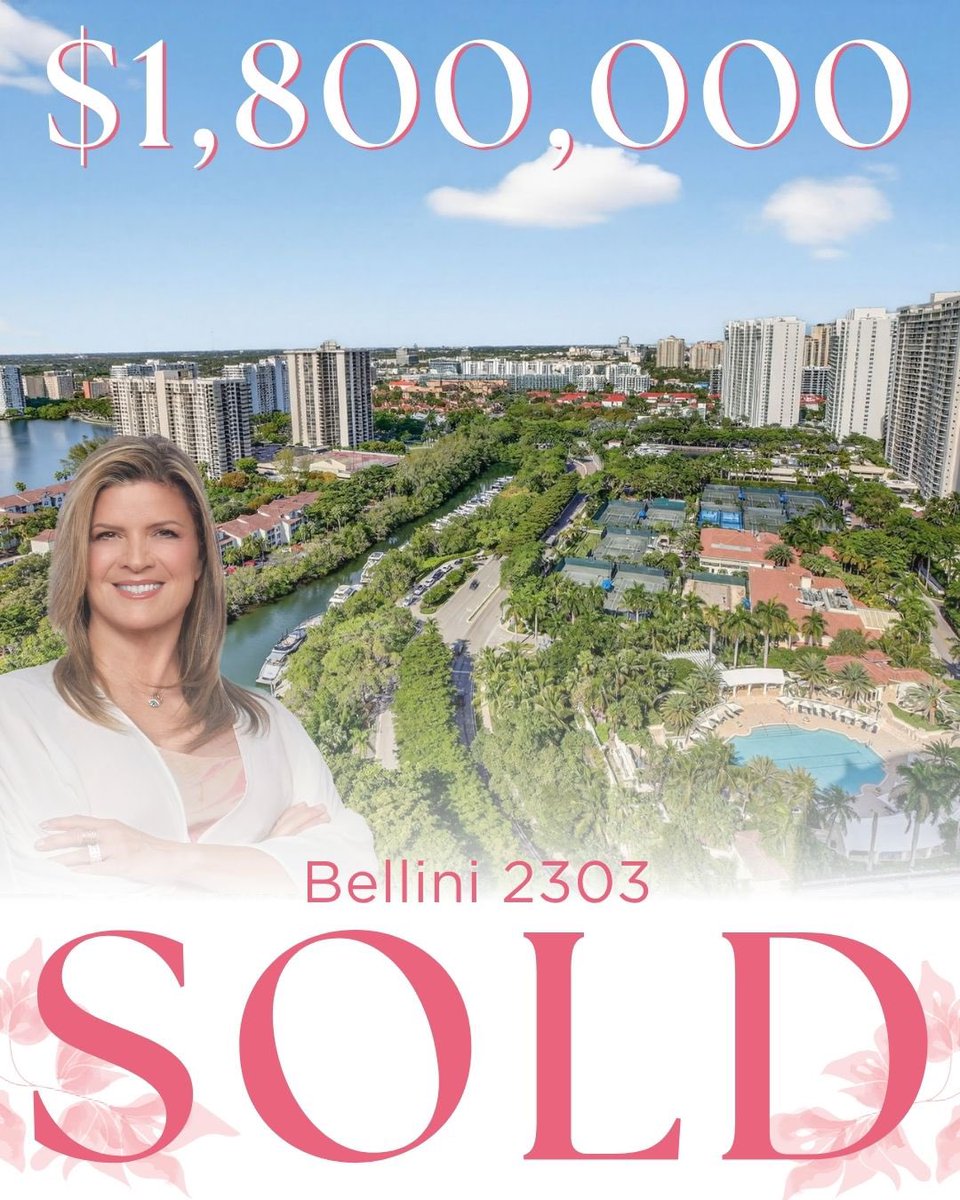 DoraPuig's tweet photo. 𝐉𝐔𝐒𝐓 𝐒𝐎𝐋𝐃🥂𝐁𝐄𝐋𝐋𝐈𝐍𝐈 𝟐𝟑𝟎𝟑

I am Happy to have Represented the BUYER in the Sale of this Luxury flow-through Residence at Bellini, the newest Exclusive Tower on Williams Island!🌟

📍4100 Island Boulevard 1403 ~ Williams Island
𝐒𝐨𝐥𝐝 $𝟏,𝟖𝟎𝟎,𝟎𝟎𝟎 https://t.co/qwGSYBOON2