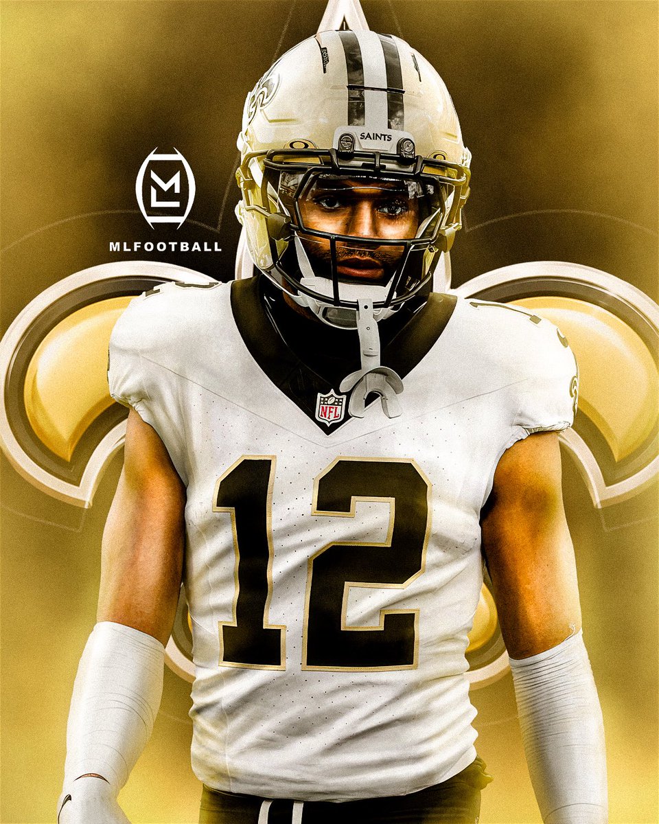MLFootball's tweet photo. BALLER: #SAINTS STAR WIDE RECEIVER CHRIS OLAVE IS CURRENTLY ON PACE FOR A HISTORIC SEASON:

153 receptions
2,278 receiving yards
9 receiving touchdowns

Olave is on pace to break the single-season #NFL records for both receptions and receiving yards.

ABSOLUTELY ELITE 🤯 https://t.co/r495KmjoAt