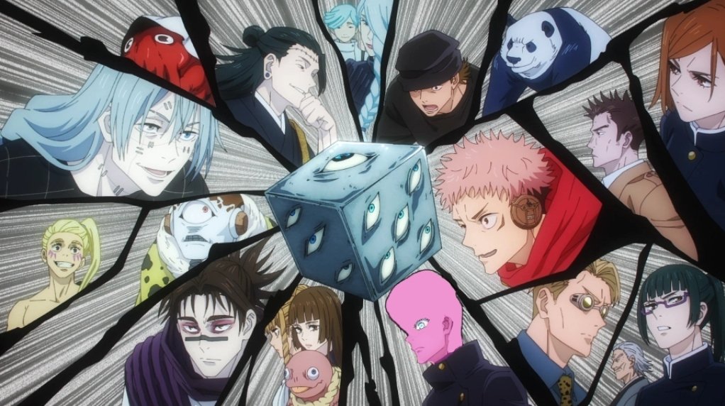 Fingerpaint1000's tweet photo. Does anyone else remember when megumi became pink and bald for a bit????? What the hell was that about??? https://t.co/YMOTgYO2Dy