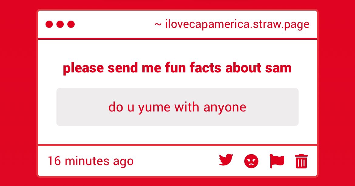 lLOVECAPAMERICA's tweet photo. i cant talk here. message me on the captain america app. https://t.co/SazfBCzGGC