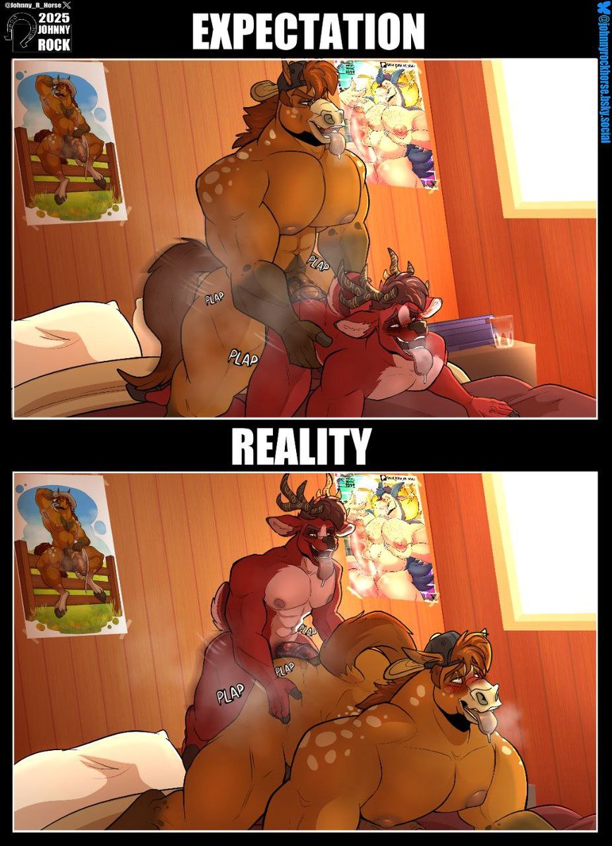 OCervovermelho's tweet photo. Nem sempre a realidade é o que a gente espera 

🎨: @Jhonny_R_Horse https://t.co/4S0F9cq3l0