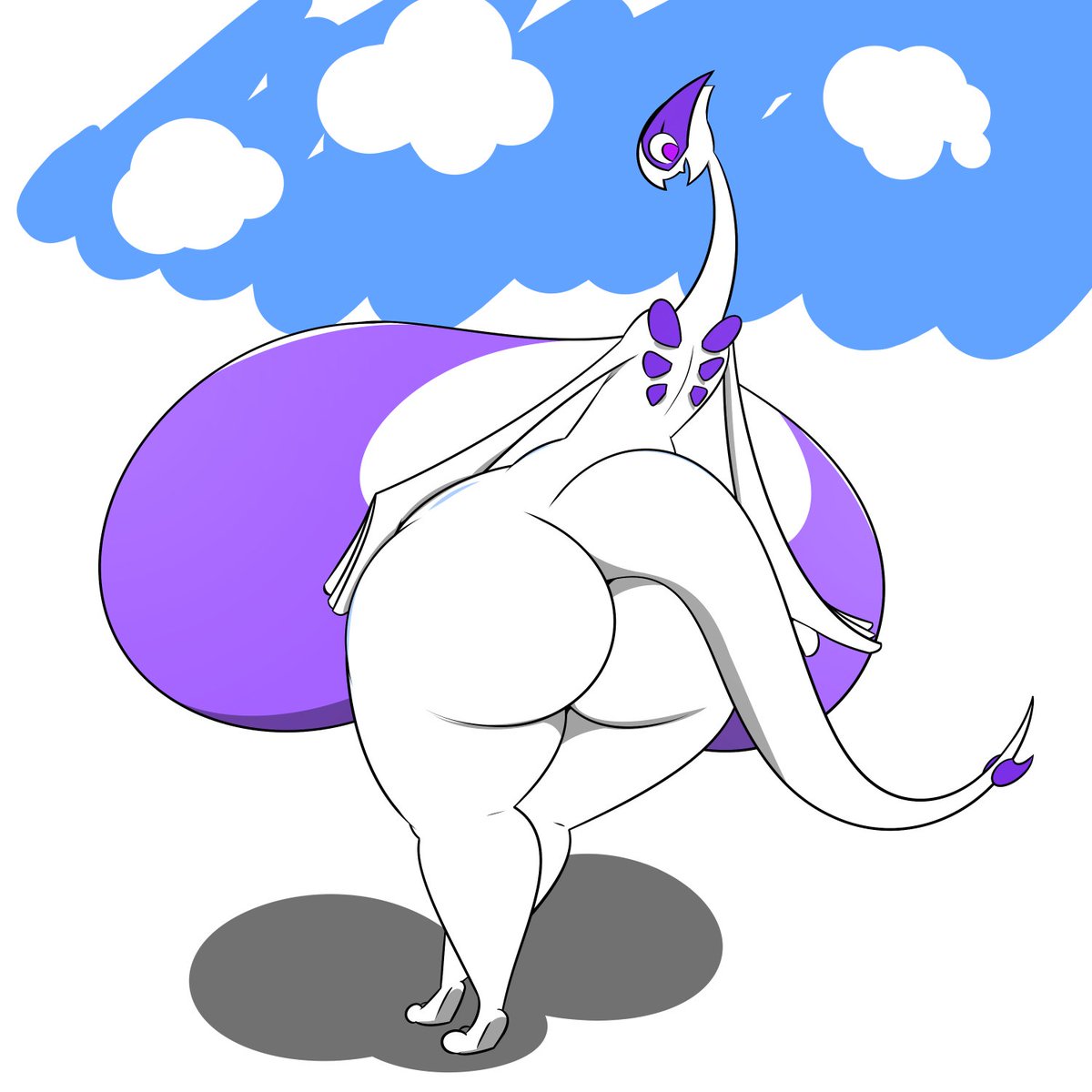 TEdge0's tweet photo. #lugiaday with Marianas, or Mary. The Big-Boobgia.  And Abyss, the Shadow Lugia with big booty. https://t.co/txRr1MlMB1