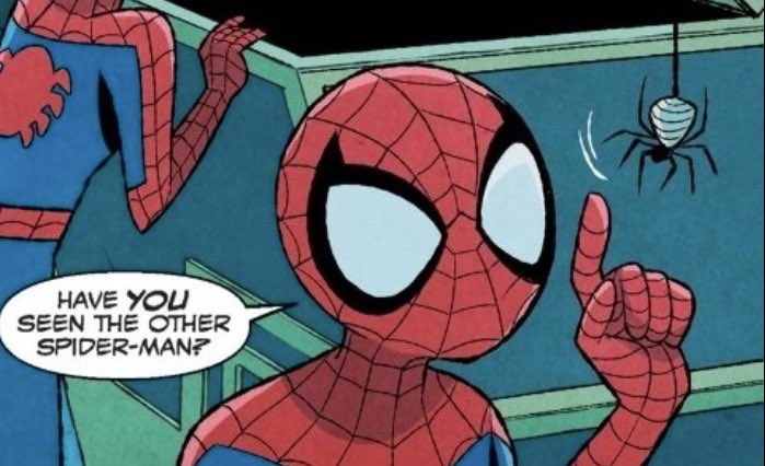 wlwsns's tweet photo. i love AU’s where peter can talk to spiders, he’s like a disney princess https://t.co/oPUcPF6zx1